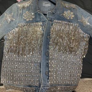Custom Swarovski crystal jacket